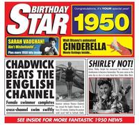Birthday Star CDs - 63rd Birthday Gifts Ideas - 1949 Chart Hits CD and 1949 Birthday Card