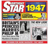 Birthday Star CDs - 66th Birthday Gifts - 1946 Chart Hits CD and 1946 Birthday Card