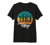 Birthday Vintage Année de Naissance 1983 Anniversaire Bday T-Shirt Haut de Gamme