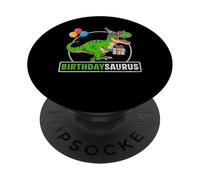 Birthdaysaurus Dinosaure T-Rex Drôle Saurus Famille Assorti PopSockets PopGrip Adhésif