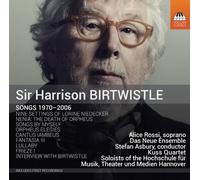 H. Birtwistle – Mélodies (Songs 1970–2006) – Import