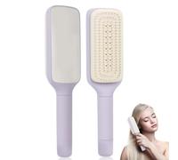 Birud Peigne de massage auto-nettoyant antistatique pour adultes et enfants, brosse à cheveux autonettoyante, brosse de massage, peignes à cheveux, brosse de coiffure démêlante, brosse à cheveux