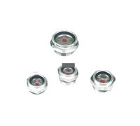 BIRXPMOS 1PC M33x1.5 Male Aluminum Oil Level Sight Glass Window Hex Head