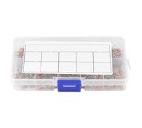BIRXPMOS 500pcs 10 Values 50V Multilayer Monolithic Ceramic Capacitor Assortment Kit Set 1nF, 2.2nF, 3.3nF, 4.7nF, 6.8nF, 10nF, 22nF, 33nF, 47nF, 68nF for Electronic Professionals Or