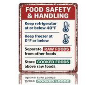BIRXPMOS Antique Style Dish Duty Wall Decor 8x12 Inch | Weathered finish metal sign brings rustic charm to your kitchen restaurant or food preparation area