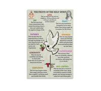 BIRXPMOS Biblical Fruits of the Canvas - Galatians 5:22-23 Wall-Art, Christian Gift Idea for Home, Office, and Church Decor(Unframed,08x12inch(20x30cm))