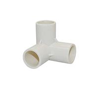 BIRXPMOS Garden Plumbing Three-Dimensional Three-Way Joint PVC Pipe 3-Way Joint Inner Diameter 20/25/32mm Agricultural Irrigation Pipe Fittings 2 Pieces (Color : White, Size : 32mm)