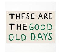 BIRXPMOS Inspirational Wall-Art These Are The Days Retro Typography Affirmation Quote Canvas Decor for Daily Uplifting Home(Framed,16x24inch(40x60cm))