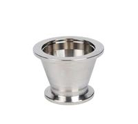 BIRXPMOS KF10 to KF16 Vacuum Conical Reducing Adapter NW Flange Reducer Joint SS304 Stainless Steel