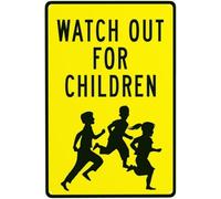 BIRXPMOS Vintage Watch Out For Playing Aluminum Metal Sign Humorous Warning for Wall Decor Indoor Outdoor (8 X 12 in)