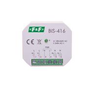 BIS-416 Relais impulsion double canal 8A 2Z 230V AC