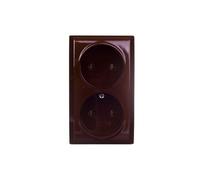 bis 5907577443887 Double prise b/u Marron GN-2B/24 Ospel