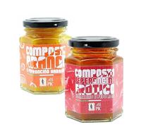 ompotes épicées Mr Pic: oranges et piment Habanero et piment érotique®, romarin et poivre rose 110 g x 2