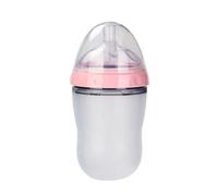 Bisantos En Silicone Rose Vert Pour Bébé,0-36 Mois,250ml,150ml,Degré De Choc Et De Fuite Avec Poignée,Design Semblable Au Lait Maternel - Type B 250ml Pink