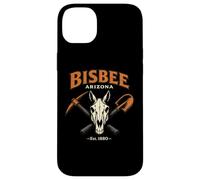 Bisbee Arizona Pelle à pioche Motif tête de Mort Coque pour iPhone 14 Plus