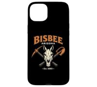 Bisbee Arizona Pelle à pioche Motif tête de Mort Coque pour iPhone 15 Plus