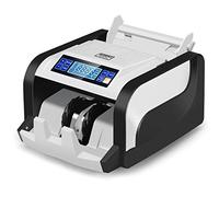 BisBro Technology BB-2830 Compteuse de billets avec détection instantanée de faux billets Compteur rapide de faux billets Compte en toute sécurité 1000 billets par minute