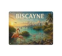 Biscayne National Park Underwater Paradise Plaque Métal Murale 30x40cm | Ajoutez des panneaux déco en métal dans l'espace créatif pour donner un nouvel élan.