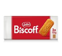 BISCOFF - Biscuits Spéculoos Original LOTUS | Savoureux et croquants | Idéaux pour le café et le thé | le paquet de 375g | LOT DE 4