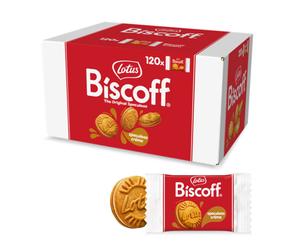 Biscoff Lotus Original fourrés crème Speculoos - carton de 120 biscuits emballés individuellement