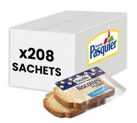 Biscotte Pasquier au froment 2 tranches - carton de 208 sachets de 2 biscottes