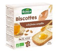 BISCOTTES À LA FARINE COMPLÈTE 300G, BORSA, UNITÉ