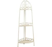 Biscottini Angoliera L40,5 x PR28,5 x H110,5 - Etagere Fer forgé Porte-Pots Balcon - Étagère pour Plantes d'extérieur et intérieure - Étagère Peu encombrante pour Pots