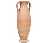 Biscottini Anphore romaine L34XPR26XH80 - Vase décoratif d'intérieur en terre cuite - Vases décoratifs intérieurs modernes - Pots en terre cuite - Jardinières d'extérieur - Vases d'extérieur