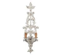 Biscottini Applique Murale Shabby 74 x 18 x 24 cm | Applique Murale intérieure Style Baroque