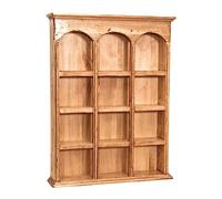 Biscottini Armoire murale cuisine et salle de bain en bois 54x12,5x72 cm | Vitrine shabby chic | Meuble de salle de bain suspendu | Plate-forme country | armoires de salle de bain