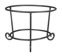 Biscottini Base Porte-Vase En Fer Forgé 30x40x40 Anticata Jardin