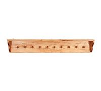 Biscottini Bois 156 x 20 x 25 cm 10 Crochets | Porte-Manteau Mural, 156x20x25 cm