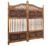 Biscottini Cancello Ancien Bois Massif Fer Forgé 225x227 Jardin Shabby
