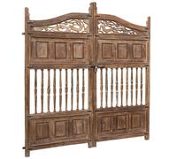 Biscottini Cancello Ancien Bois Massif Fer Forgé 225x227 Jardin Shabby