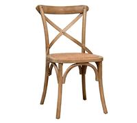 Biscottini Chaise de cuisine en bois 86x42x46 cm | Chaises de cuisine en bois | Chaises vintage pour salle à manger | Chaises bois cuisine et jardin