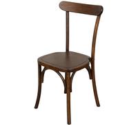 Biscottini Chaises de salle à manger bois massif 90x44x43 cm - Chaise cuisine et salon - Chaises en bois d'extérieur et intérieur - Chaise rustique Cross - Chaise rembourrée en bois vintage