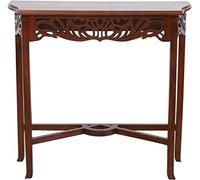 Biscottini Console d'entrée - Table de chevet vintage salon 80x27x75 cm - Table de chevet chambre en bois - Table basse haute - Table basse rétro - Tables d'entrée étroite et haute