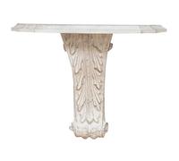 Biscottini - Étagère Murale en Bois, Finition Blanc Antique - L30 x Pr15 x H23 cm - Plateau Mural en Bois - Fabriqué en Italie - Étagère