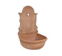 Biscottini Fontaine de jardin en terre cuite - Meubles d'extérieur L44 x P38 x H65