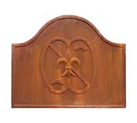 Biscottini fronton mural 80x2x65 | Décoration murale en fonte | Accessoires pour la maison Mobilier | Décoration de la maison Moderne