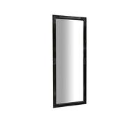 Biscottini Grand Miroir Mural XXL 180x4x72 cm - Chambre Adulte, sur Pied, Décoration Salon - Vintage Noir