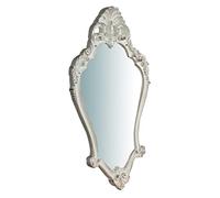 BISCOTTINI INTERNATIONAL ART TRADING Miroir Mural Shabby Chic 76x40 cm | Miroirs décoratifs muraux | Miroir d'entrée Blanc