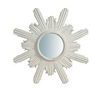 BISCOTTINI INTERNATIONAL ART TRADING Miroir Shabby Chic Mural 62 x 62 cm | Specchi décoratif Mural | Miroir entrée Blanc