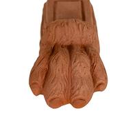 Biscottini Lot de 8 soucoupes en terre cuite 14 x 6,5 x 8,5 cm fabriquées en Italie - Soucoupes pour pot de fleurs d'intérieur et d'extérieur - Grands pots de fleurs d'extérieur - Pieds de pot de