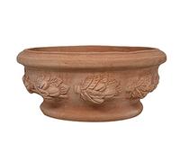 Biscottini Pots en Terre Cuite artisanaux 40x20x40 cm | Vase en Terre Cuite intérieur et extérieur | Pots Succulents Made in Ital