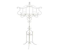 Biscottini Pupitre Musical en Fer forgé L85,5xPR40,5xH140,5 - Pupitre pour Violon - Pupitre pour Livres pour Instruments de Musique - Pupitre de Table