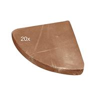 Biscottini Set Soucoupe pot fleur L10xPR10xH2,5 - Soucoupe pot de fleur interieur - Pour pot de fleur exterieur - Soucoupes pour pots de fleurs - Coupelle pot de fleur - Pot fleur