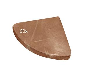 Biscottini Set Soucoupe pot fleur L10xPR10xH2,5 - Soucoupe pot de fleur interieur - Pour pot de fleur exterieur - Soucoupes pour pots de fleurs - Coupelle pot de fleur - Pot fleur