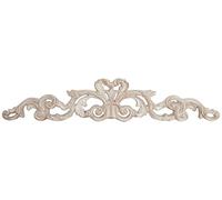 Biscottini Suraporta Frise Étagère décoration Murale en Bois, Finition Blanche Antique, L 80 x PR 2,5 x H 15 cm Made in Italy