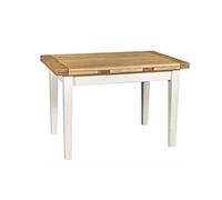 Biscottini Table à Manger Extensible 120x80x80 cm Made in Italy - Table Salle à Manger Extensible en Bois Massif - Table Bois Salle a Manger